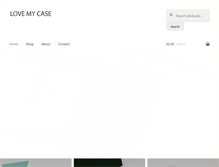Tablet Screenshot of lovemycase.com
